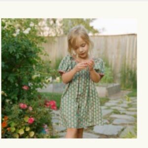 Doen Kids Little Twig Dress Sunrise Paisley Size 4 great condition